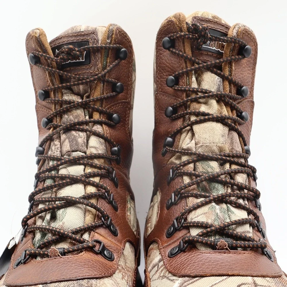 Rocky ErgoTuff Hunting Boots Mens 10.5M Camo Waterproof Insulated NIB